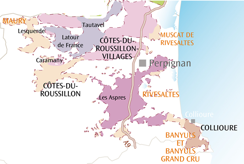 Roussillon vignoble