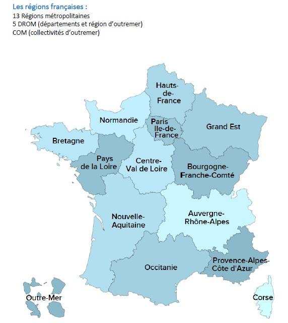 Regions francaise